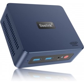 Beelink Mini PC Intel N5095,Mini Computadora, 8GB RAM DDR4, 256GB SSD, Win11.