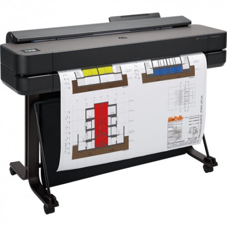 Plotter HP DesignJet T650 36" 25 s/pagina, 2400X1200DPI OPTIMIZADO, 4 CART, USB 2.0, GIGABIT, WIFI, RAM 1GB, W1Y